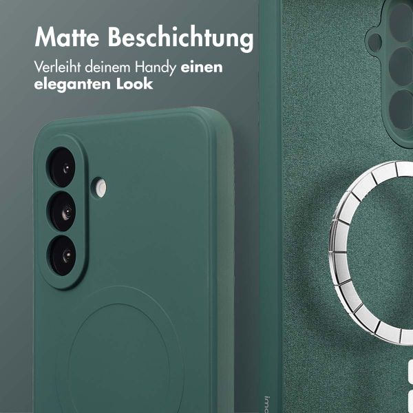 imoshion Color Back Cover mit MagSafe Samsung Galaxy A36 - Dunkelgrün
