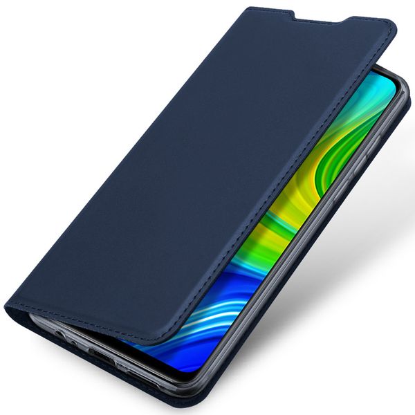 Dux Ducis Slim TPU Klapphülle Dunkelblau für das Xiaomi Redmi Note 9