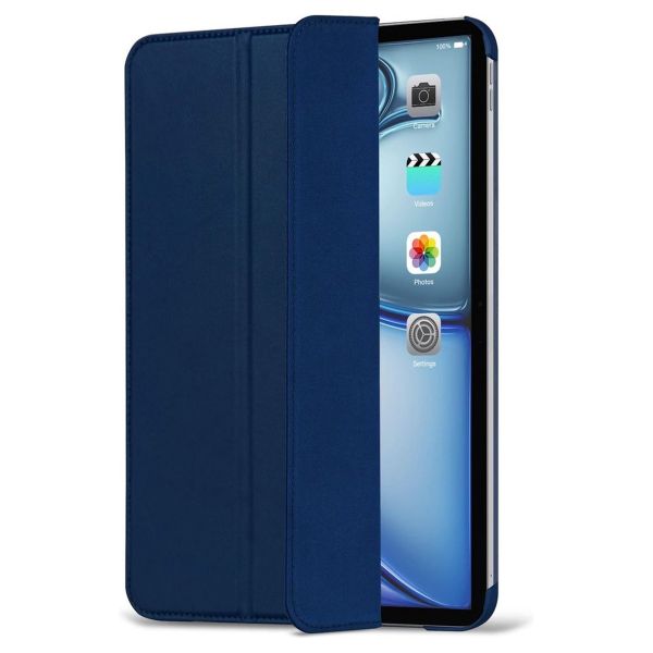 Decoded Textured Sillicon Slim Cover Apple iPad Air 13 Zoll (2025) M3 / (2024) M2 - Navy Peony