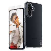 CARE by PanzerGlass Fashion Backcover XR + Ultra-Wide Fit Displayschutz mit Applikator Samsung Galaxy A36 - Transparent