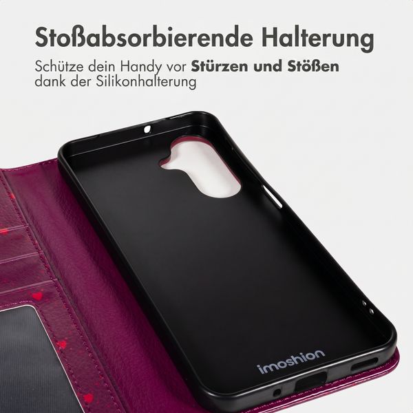 imoshion Design Klapphülle Samsung Galaxy A36 - Crush Check Coral Dust