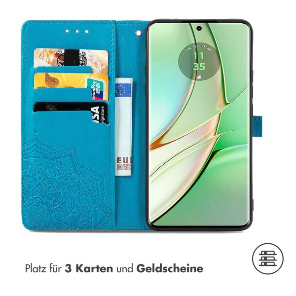 imoshion Mandala Klapphülle Motorola Edge 40 - Türkis