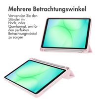 imoshion Trifold Hardcase Klapphülle Samsung Galaxy Tab A11 / A9 8.7 Zoll - Rosa