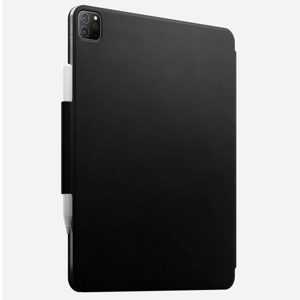 Nomad Leather Folio case Apple iPad Air 13 Zoll (2025) M3 / (2024) M2 / iPad Pro 12.9 (2018/2020/2021/2022) - Schwarz