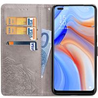 imoshion Mandala Klapphülle Oppo Reno4 5G - Grau