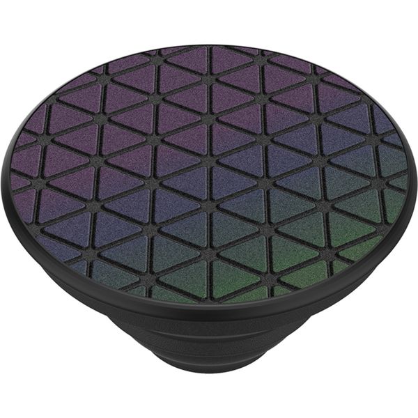 PopSockets PopGrip - Abnehmbar - Reflective Techno Grid Chromatic