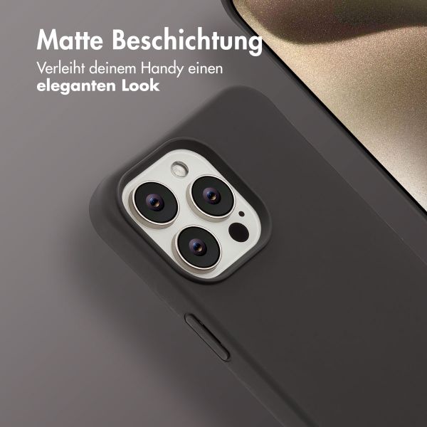 imoshion Color Backcover mit abnehmbarem Handykette und MagSafe Apple iPhone 15 Pro Max - Black Coffee