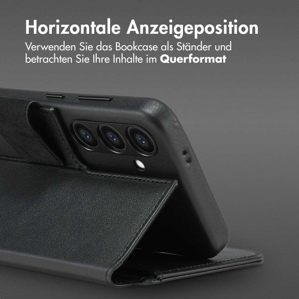 Accezz 2-in-1 Klapphülle aus Leder mit MagSafe Samsung Galaxy S23 FE - Onyx Black