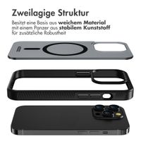 Accezz Rugged Frosted Back Cover mit MagSafe Apple iPhone 14 Pro - Schwarz