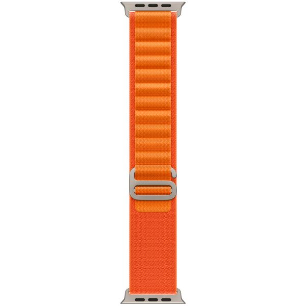 Apple Alpine Loop Band für die Apple Watch Series 1-10 / SE / Ultra (2) - 42/44/45/46/49 mm - Größe M - Orange