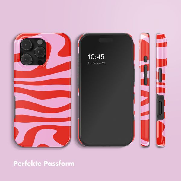 Selencia Vivid Back Cover Apple iPhone 16 Pro - Dream Swirl Pink