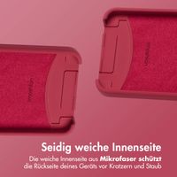 imoshion Color Backcover mit abnehmbarem Handykette und MagSafe Samsung Galaxy S24 / S25 - Red Raspberry