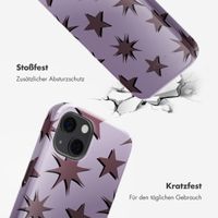 Selencia Vivid Rückabdeckung mit MagSafe Apple iPhone 13 - Stars Plum Lilac