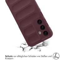 imoshion EasyGrip Back Cover für das Samsung Galaxy S24 - Aubergine 