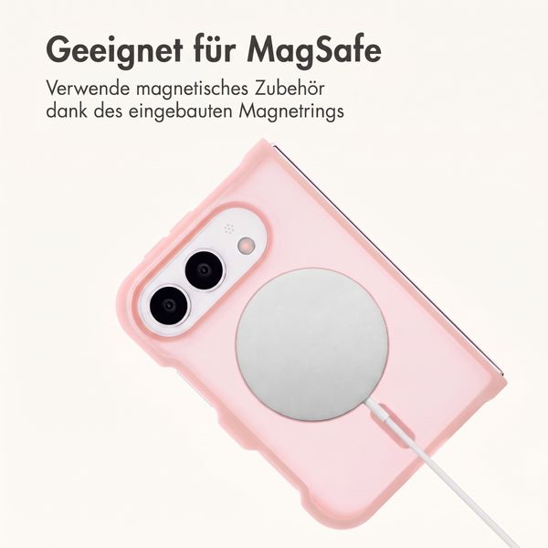 imoshion Color Guard Back Cover mit MagSafe Apple iPhone Duo - Hellrosa