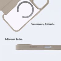 imoshion Transparente Bookcase mit MagSafe Apple iPhone 18 Pro Max / 17 Pro Max - Beige
