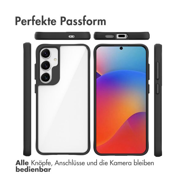 imoshion Rugged Hybrid Carbon Case Samsung Galaxy S25 Plus - Schwarz
