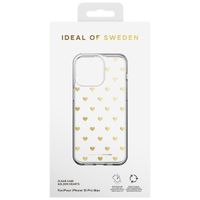 iDeal of Sweden Clear Case für das iPhone 15 Pro Max - Golden Hearts