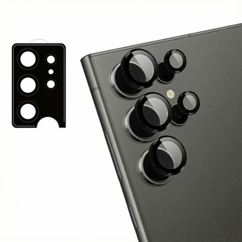 imoshion 2er-Pack Objektivschutz für Kamera für das Samsung Galaxy S24 Ultra - Schwarz