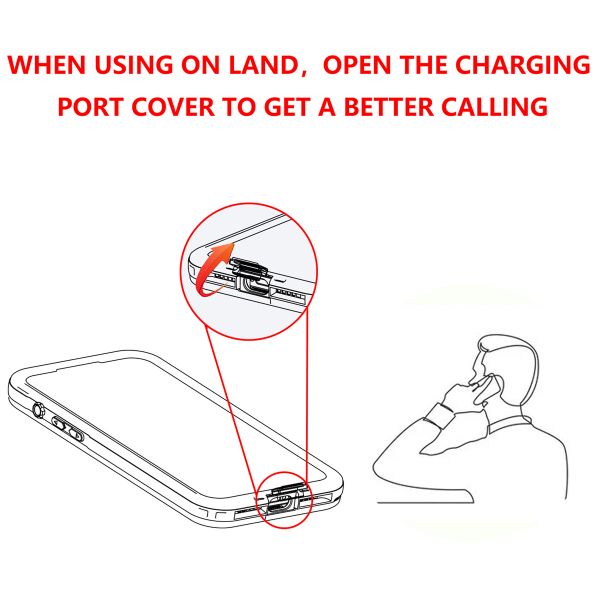 Redpepper Dot Plus Waterproof Case für das Apple iPhone 15 Pro - Schwarz