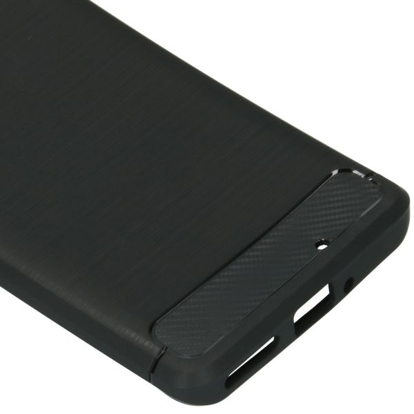 Brushed TPU Case Schwarz für das Motorola Edge Plus