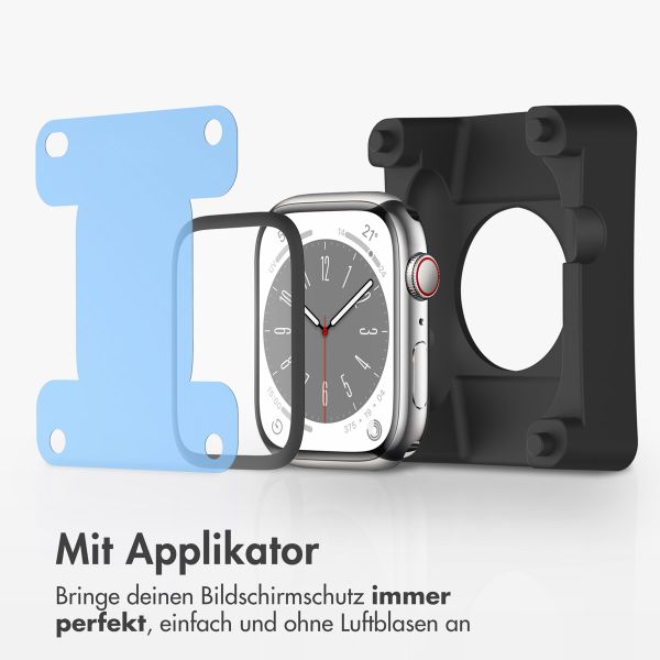 Accezz Displayschutzfolie mit Applikator für die Apple Watch Series 7-9 - 41 mm