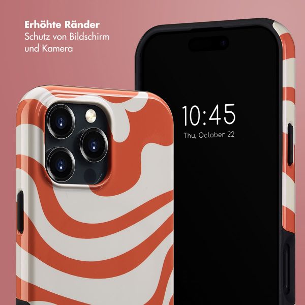 Selencia Vivid Rückabdeckung mit MagSafe Apple iPhone 16 Pro Max - Dream Swirl Orange