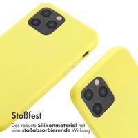 imoshion SilikonHülle mit Band Apple iPhone 12 (Pro) - Gelb
