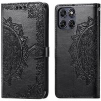 imoshion Mandala Klapphülle Motorola Moto G77 - Schwarz