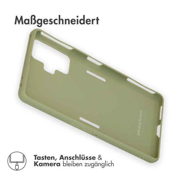 imoshion Color TPU Hülle für das Xiaomi Poco F4 GT 5G - Olive Green