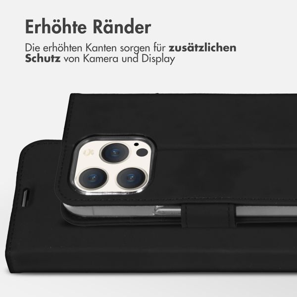 Accezz Wallet TPU Klapphülle Apple iPhone 15 Pro - Schwarz