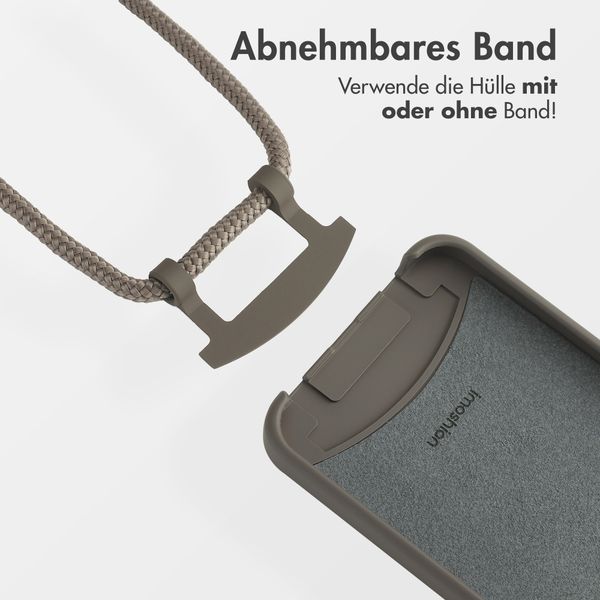 imoshion Color Backcover mit abtrennbarem Band Samsung Galaxy A55 - Black Coffee