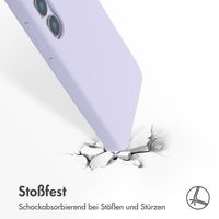 Accezz Liquid Silikoncase für das Samsung Galaxy S25 - Violett