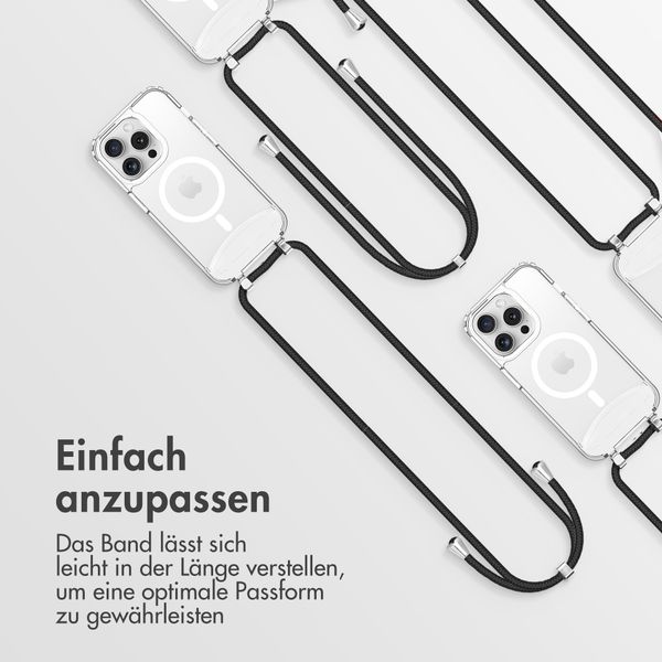 imoshion MagSafe Hülle mit abnehmbarem Band für das iPhone 15 Pro - Transparent