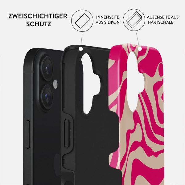 Burga Tough Back Cover für das Apple iPhone 16 - Siren