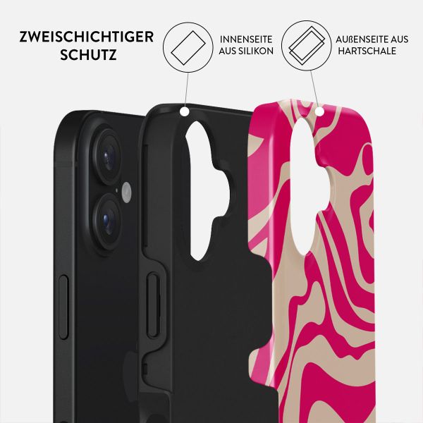 Burga Tough Back Cover für das iPhone 16 - Siren