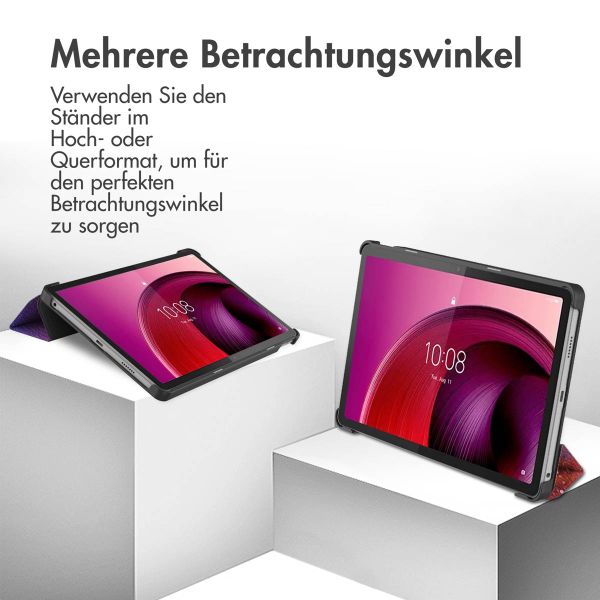 imoshion Design Trifold Klaphülle Lenovo Tab M10 5G - Space
