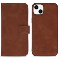 imoshion Entfernbare 2-1 luxuriöse Klapphülle für das Apple iPhone 14 Plus - Braun