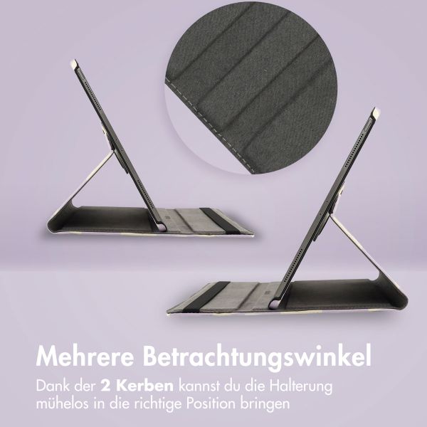 imoshion 360° drehbare Design Klapphülle Samsung Galaxy Tab A9 Plus - Dancing Cubes