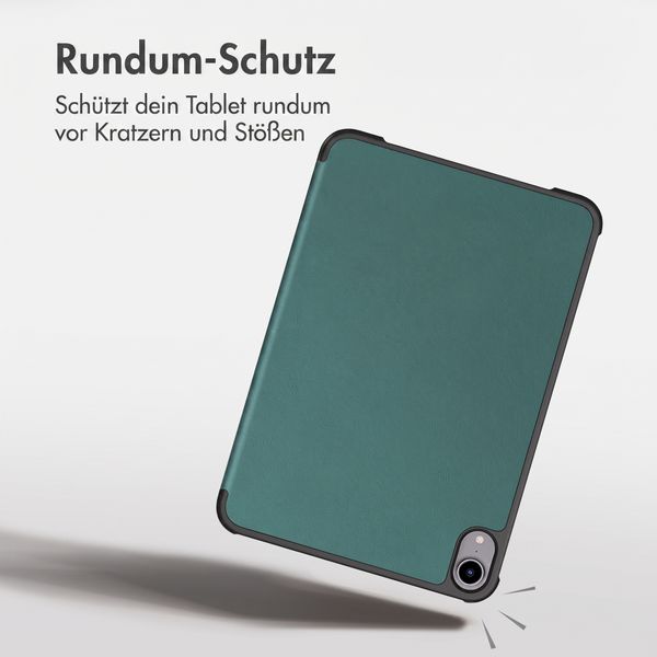 imoshion Trifold Klapphülle Apple iPad Mini 7 (2024) / iPad Mini 6 (2021) - Dunkelgrün