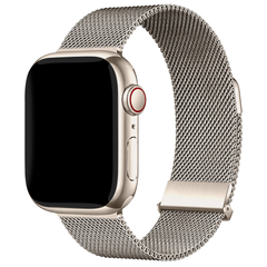 imoshion Mailändische Magnetarmband für Apple Watch | 44/45/46/49 mm - Starlight