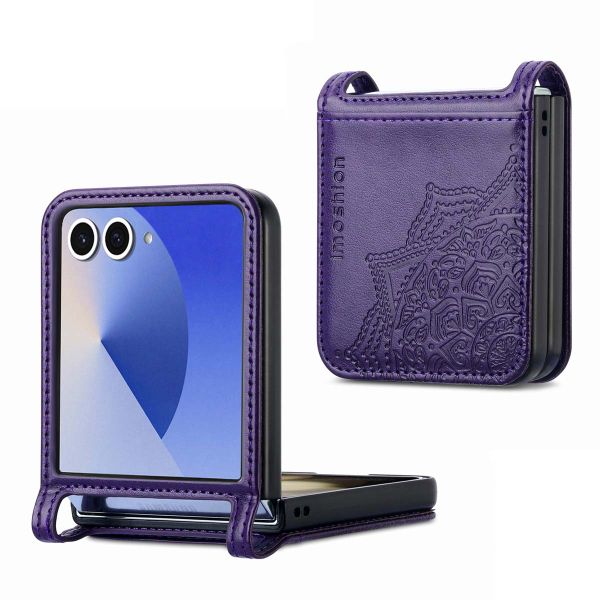 imoshion Mandala Klapphülle Samsung Galaxy Z Flip 7 - Violett