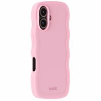 Holdit Wavy Case für das iPhone 16 Plus - Pink