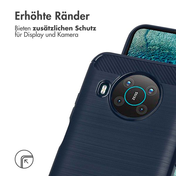 imoshion Brushed Back Cover Nokia X10 / X20 - Dunkelblau