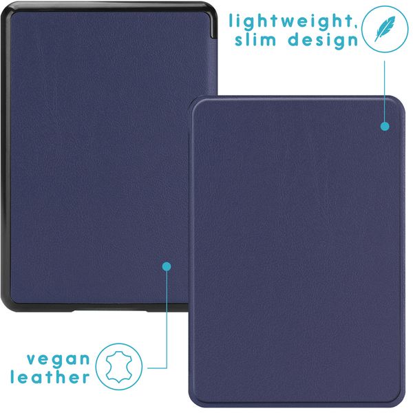 imoshion Slim Hard Case Klapphülle Amazon Kindle Paperwhite (2018) - Dunkelblau