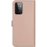 Selencia Echtleder Klapphülle Samsung Galaxy A72 - Dusty Pink