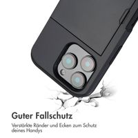 imoshion Backcover mit Kartenfach für das iPhone 16 Pro - Schwarz