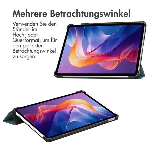 imoshion Trifold Klapphülle Xiaomi Redmi Pad 2 - Dunkelgrün