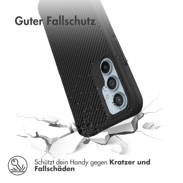 imoshion Rugged Hybrid Carbon Case für das Samsung Galaxy A54 (5G) - Schwarz