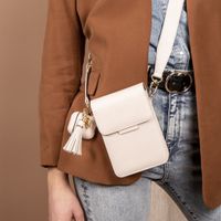 Selencia Avani ﻿Schlangen-Handytasche Crossbody - Weiß